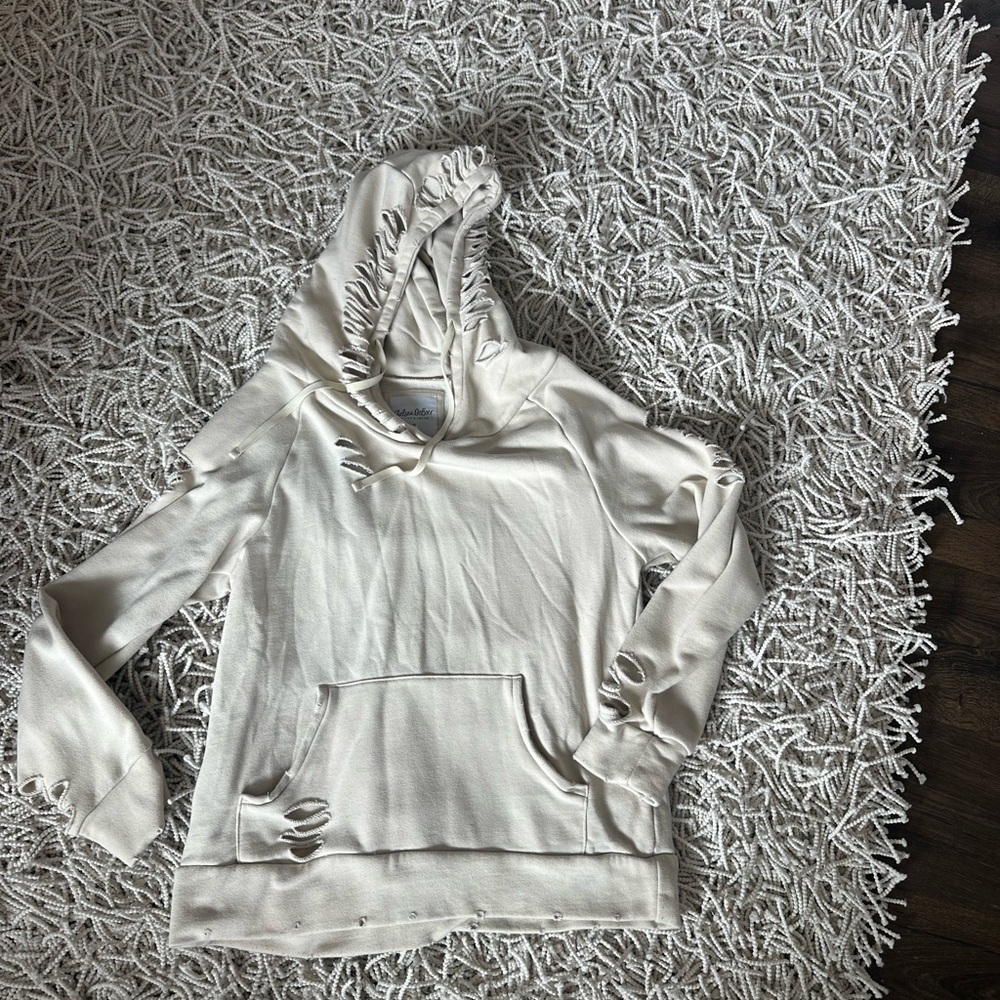 Chelsea deboer distressed hoodie
